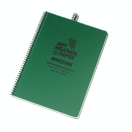 Modestone Waterproof Notebook 210x148mm -Green- C533