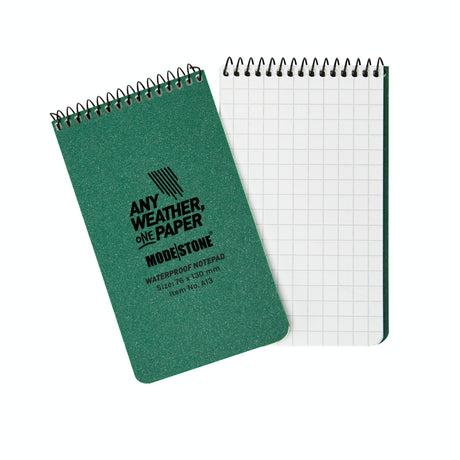 Modestone Waterproof Notepad 76x130mm -Green