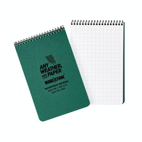 Modestone Waterproof Notepad 96x148mm - Green